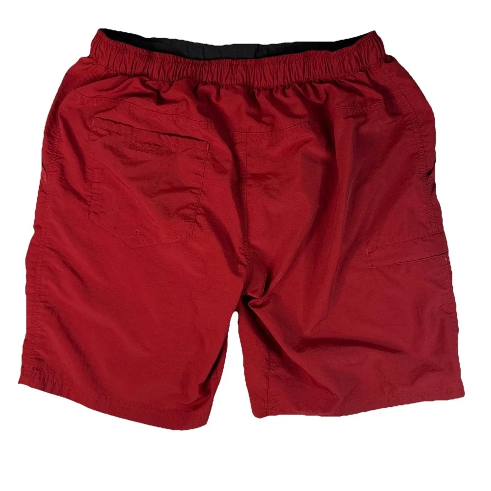 Rei Men's Bolongo Water Shorts Lined Swim‎ Trunks Red Size Large